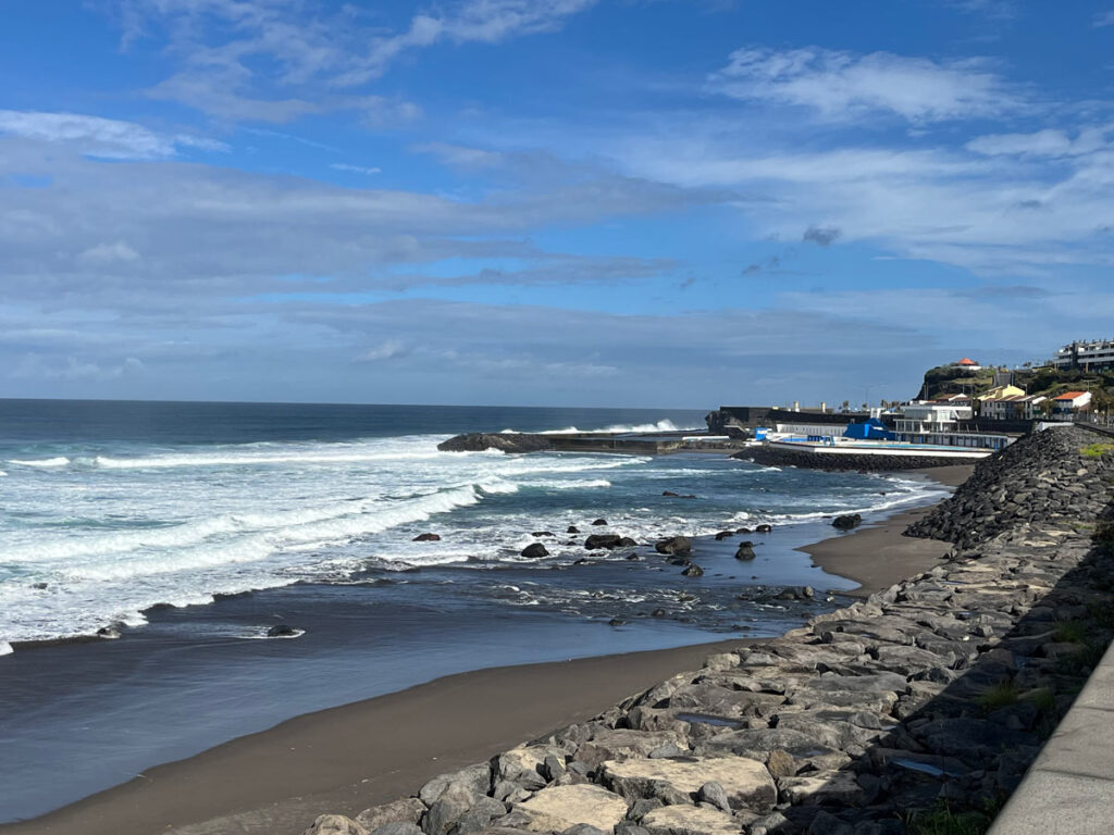 the Atlantic ocen on Azores Islands